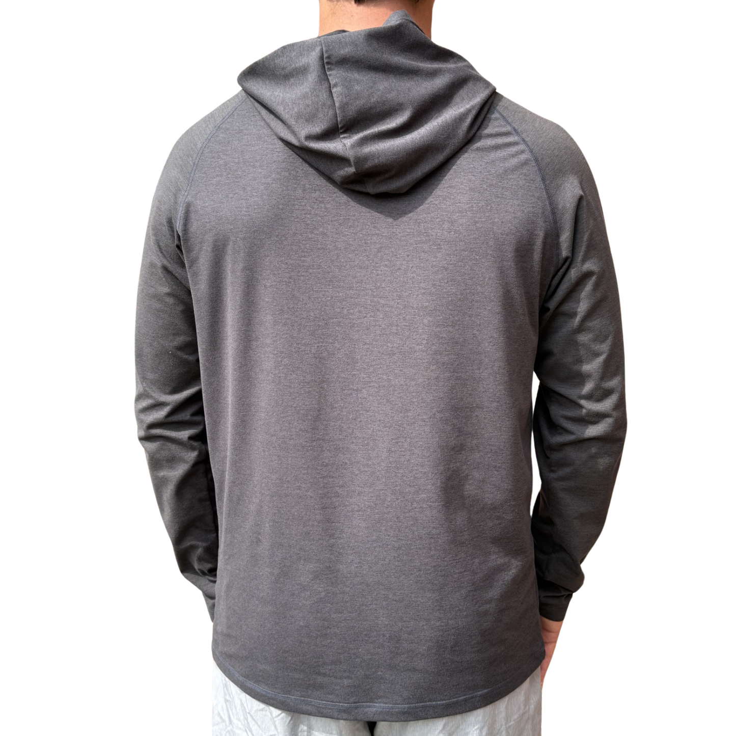 Roamer Heathered Black Lightweight Hoodie
