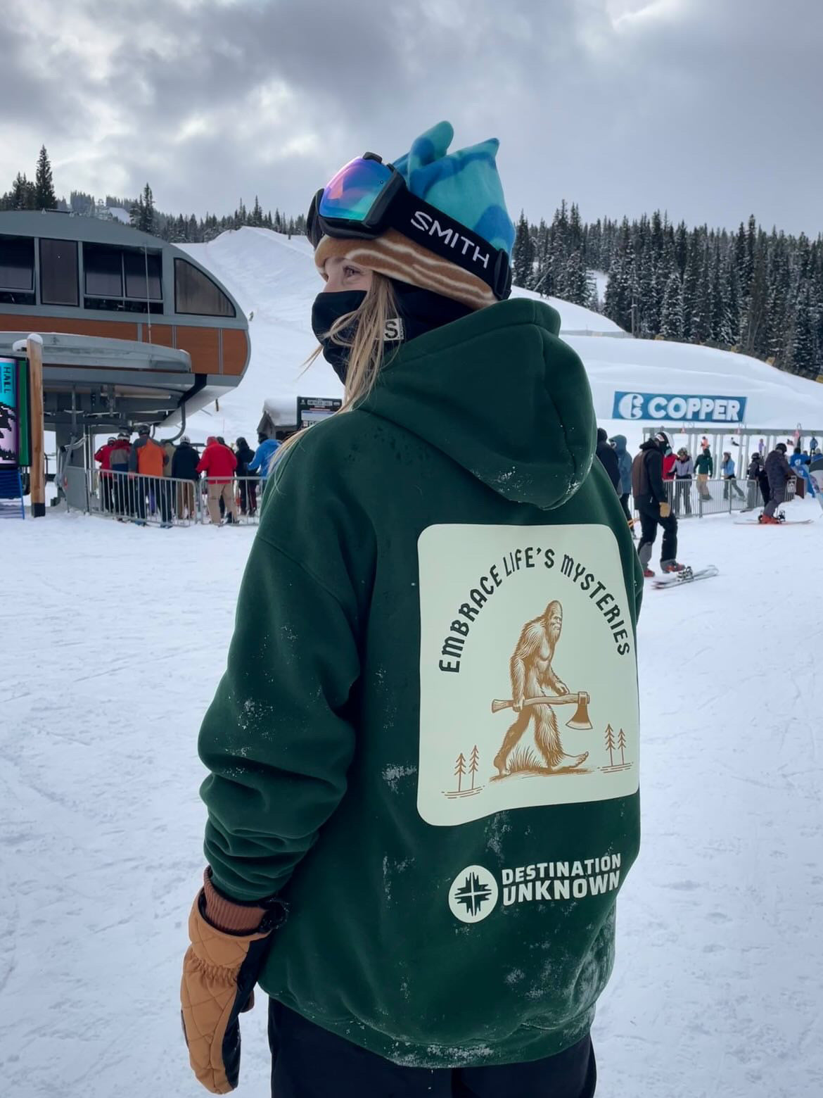 Green Yeti Sweatshirt