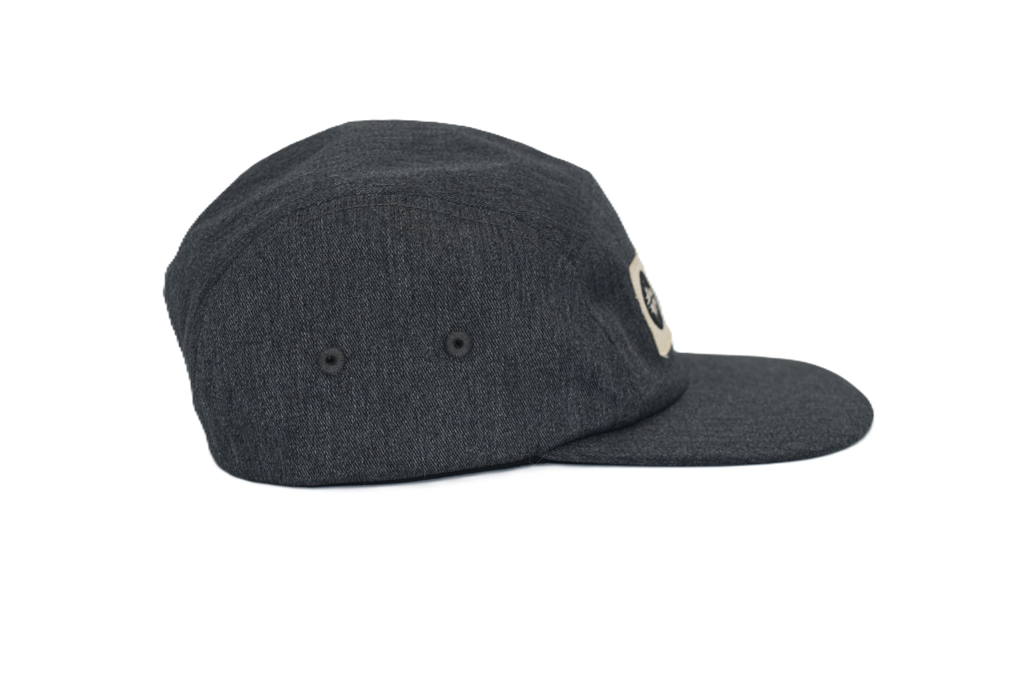 Black 5 Panel Hat