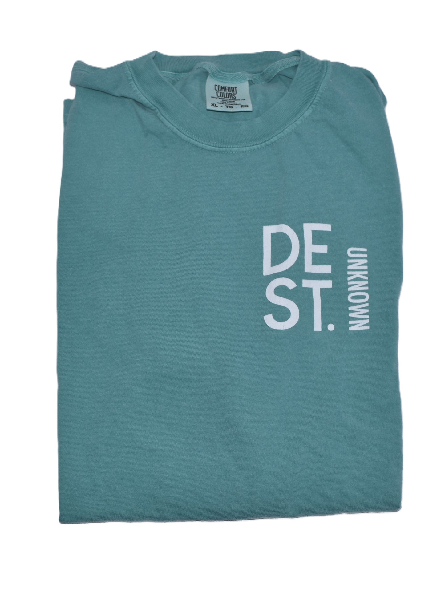 Turquoise Wash Embrace the Unknown Graphic T