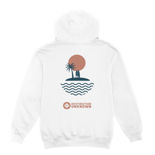 White Surf Sunset Sweatshirt
