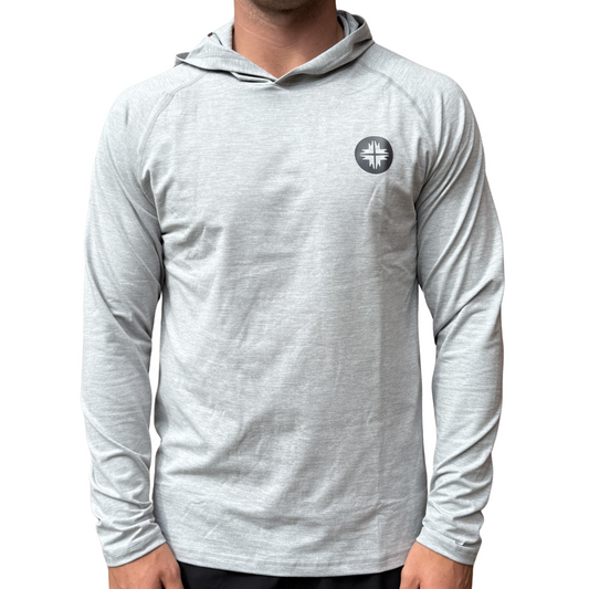 Roamer Heathered Grey Lightweight Hoodie