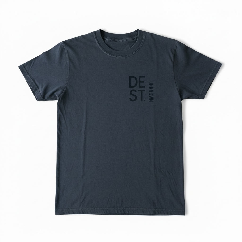 Navy Wash Seek Adventure Graphic T