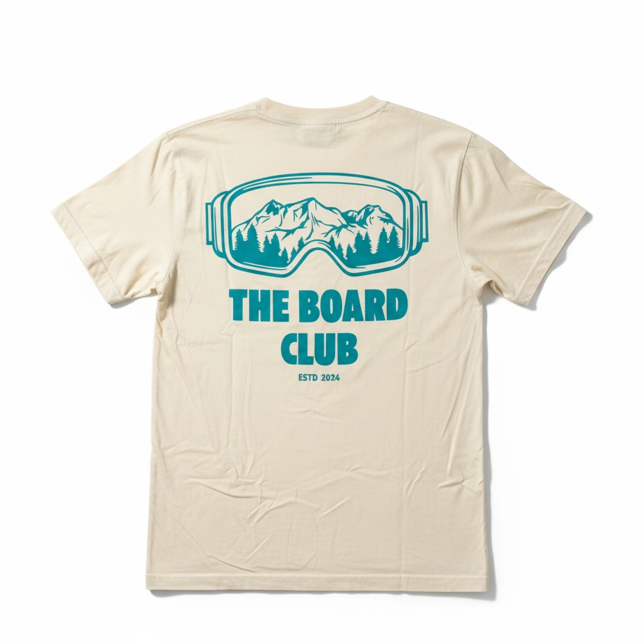 Ivory Board Club Graphic T