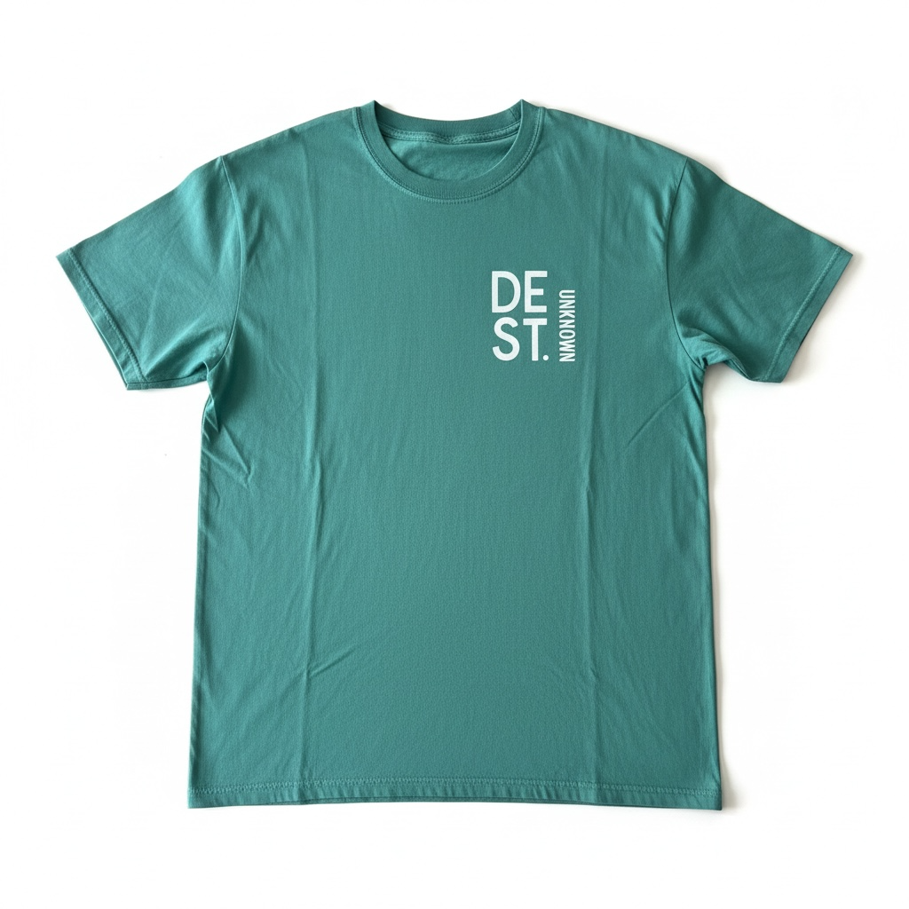Turquoise Wash Embrace the Unknown Graphic T