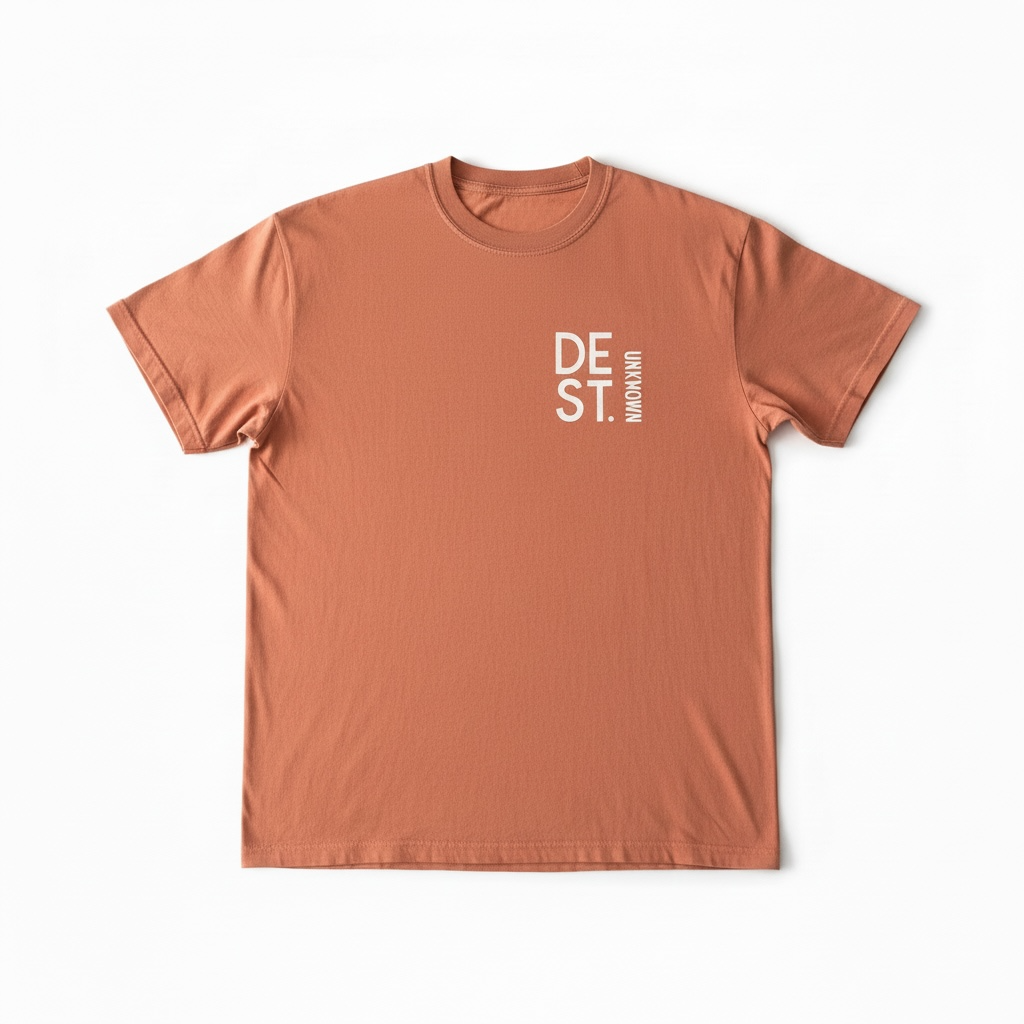 Orange Wash Embrace the Unknown Graphic T